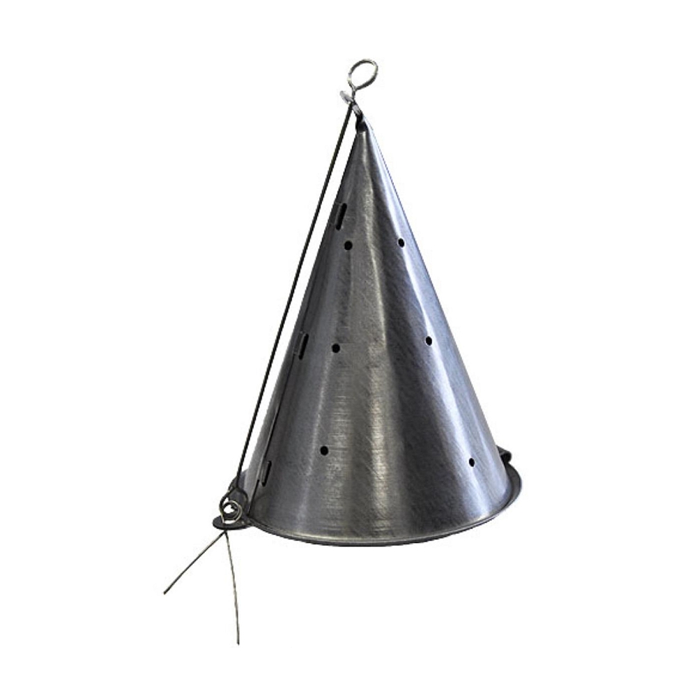 Кормушка зимняя металлическая конус большая. Фото №1