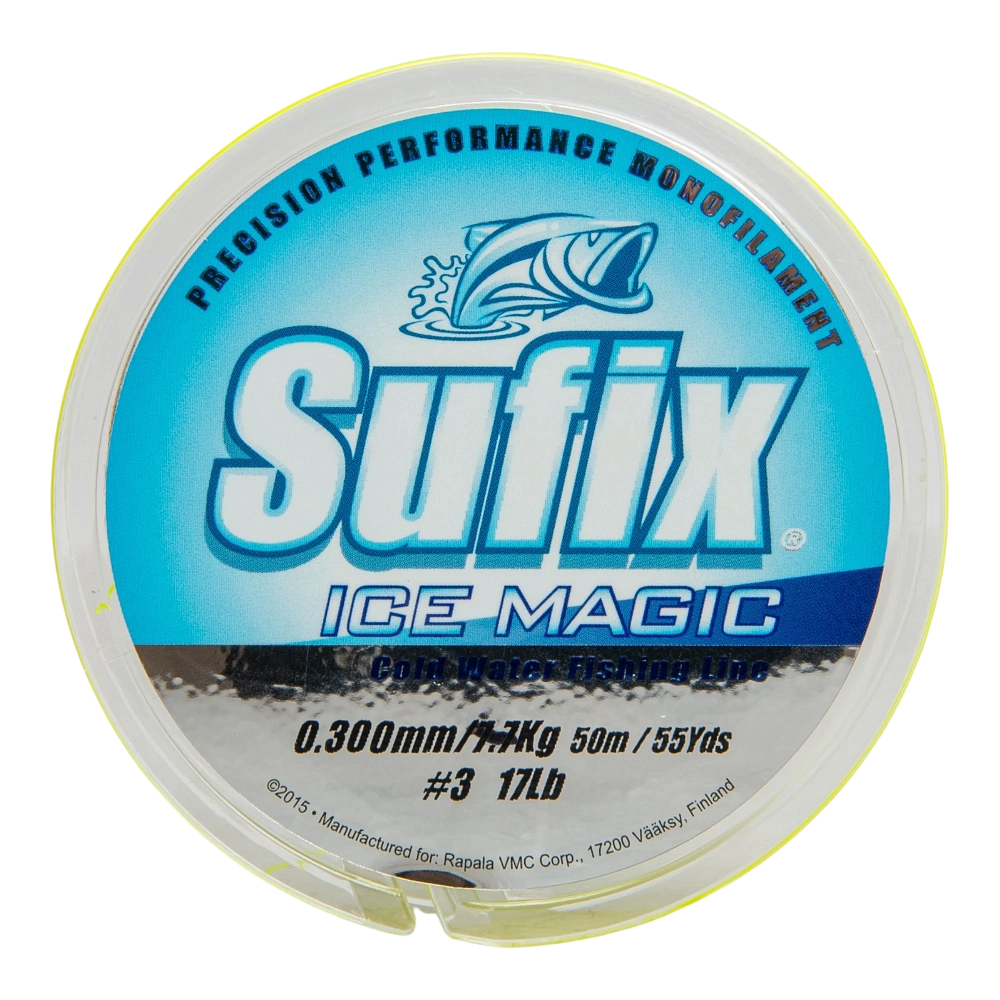 Леска зимняя SUFIX Ice Magic 50 м желтая 0,300 мм 7,7 кг. Фото №2