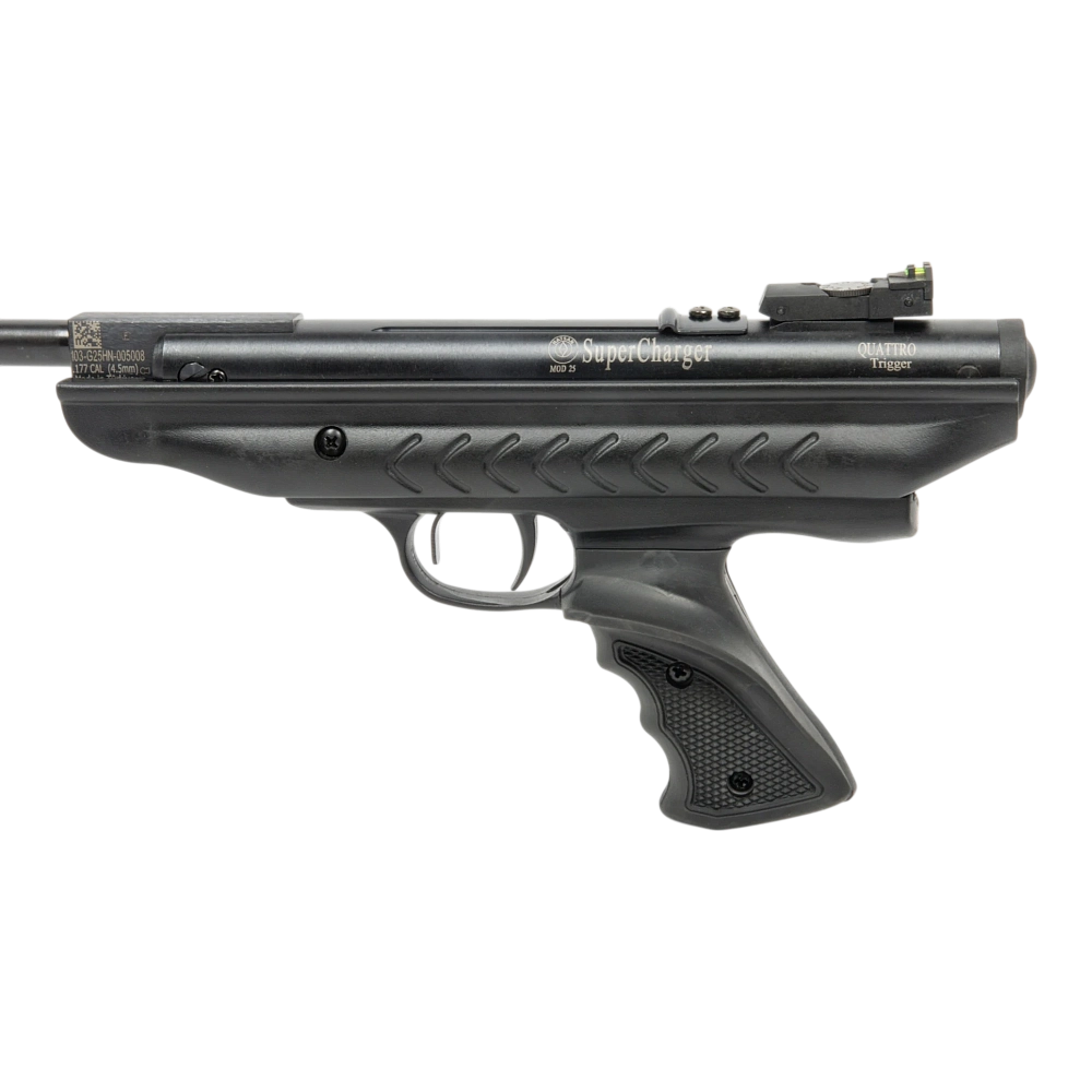 Пистолет пневматический Hatsan MOD 25 Supercharger (переломка, пластик) кал.4,5мм, 3 Дж. Фото №13