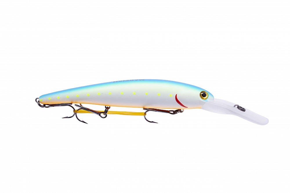 Воблер MADFISH Bandit Minnow 120мм, 19,5г, заглубление 5-8м, цвет (05). Фото №1 Воблер MADFISH Bandit Minnow 120мм, 19,5г, заглубление 5-8м, цвет (05). Фото №1
