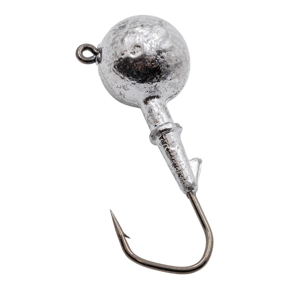 Джиг-головка шар крючок BARBARIAN-120 вес 30 гр. крючок № 3/0. Фото №2