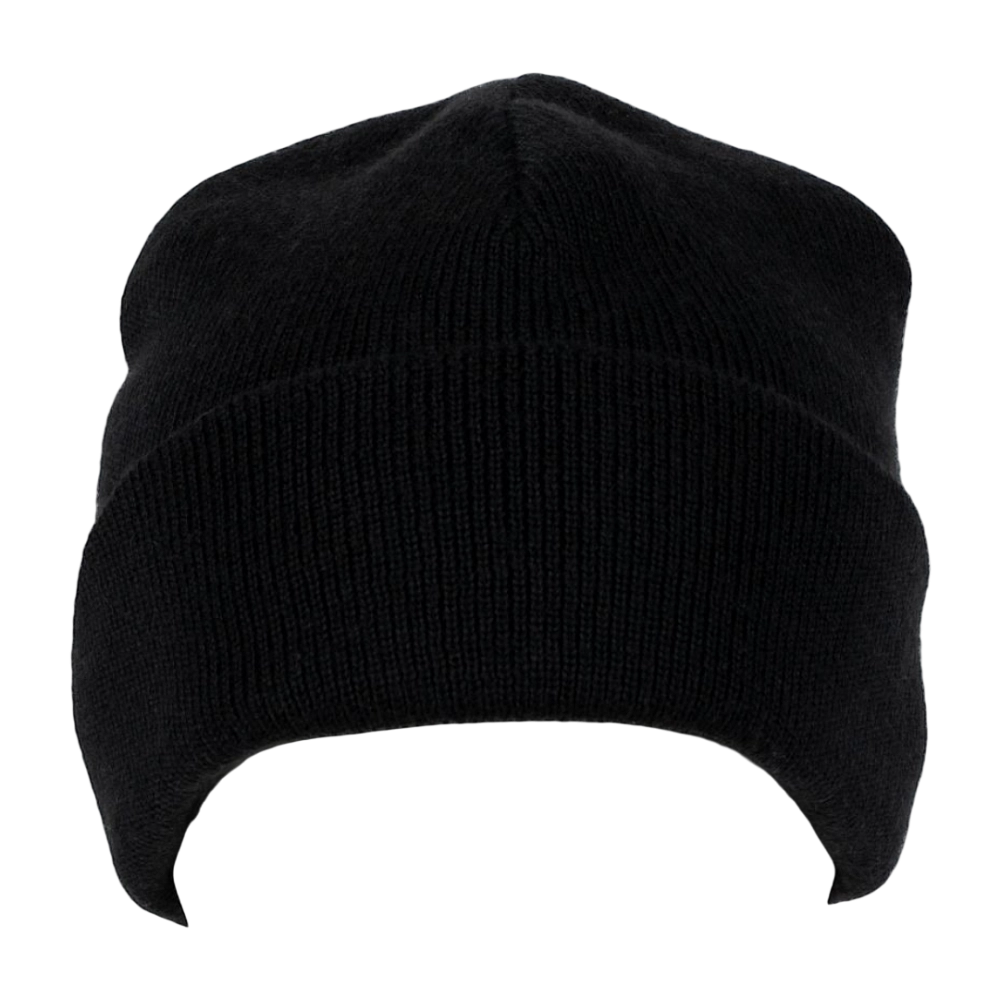 Шапка "Спортивная" (п/шерсть, черный) (58-59) (Хольстер). Фото №1