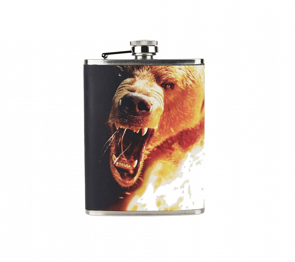 Фляжка Медведь 240 мл Helios (HS-F-B-A21-1). Фото №1 Фляжка Медведь 240 мл Helios (HS-F-B-A21-1). Фото №1