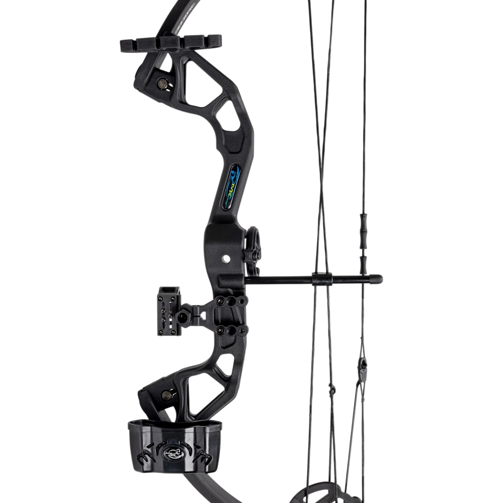 Лук Man Kung CBK2, блоч, черный, 25lbs. Фото №2