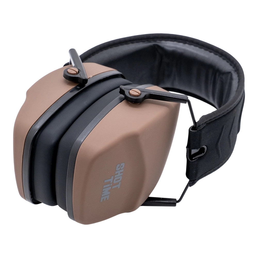 Наушники противошумные ShotTime 16 стрелковые, NRR 25dB /SNR 31dB Tan. Фото №6