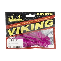 Резина съедобная виброхвост VIKING серия Варуна 88 мм, фиолетовый фл (6 шт.)