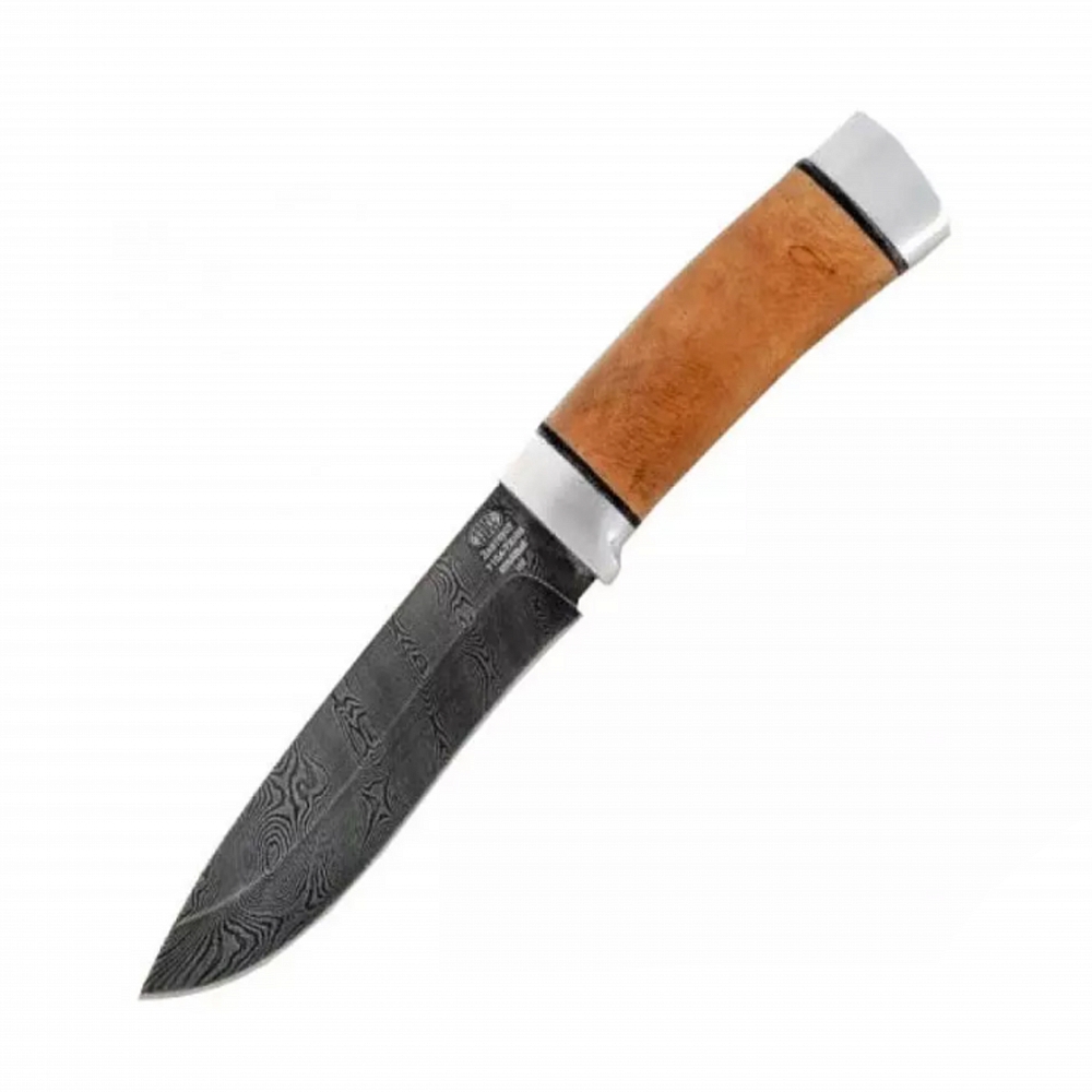 Нож ЗЗОСС, Н6, клинок ст. У10А-7ХНМ, рукоять дюраль, орех. Фото №2