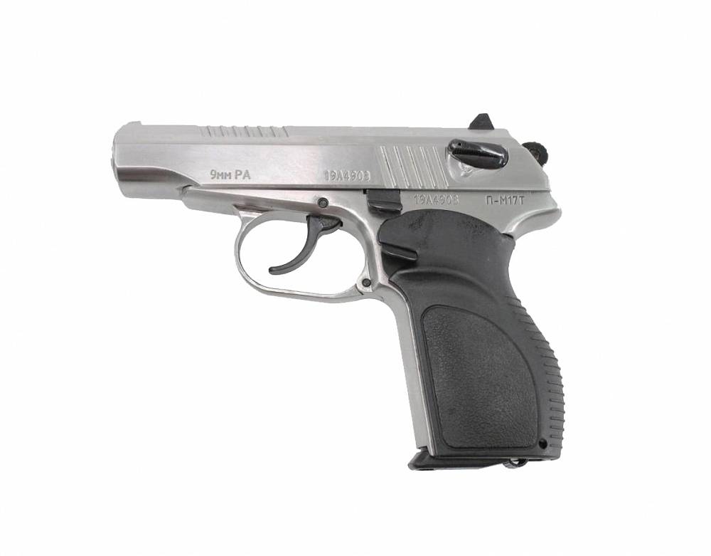 Пистолет ООП П-М17Т, 9 мм Р.А.(Рукоятка Дозор, нержавеющая сталь). Фото №3 Пистолет ООП П-М17Т, 9 мм Р.А.(Рукоятка Дозор, нержавеющая сталь). Фото №3