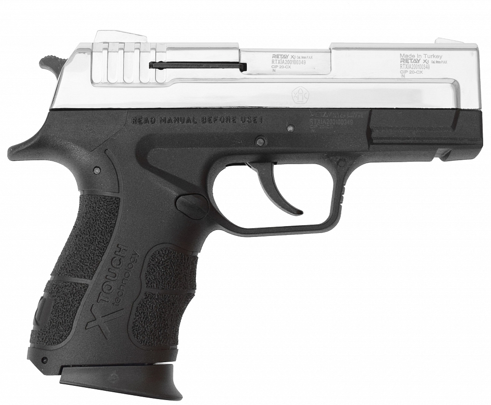 Пистолет охолощенный RETAY X1, Никель, калибр 9mm. P.A.K. Фото №3 Пистолет охолощенный RETAY X1, Никель, калибр 9mm. P.A.K. Фото №3