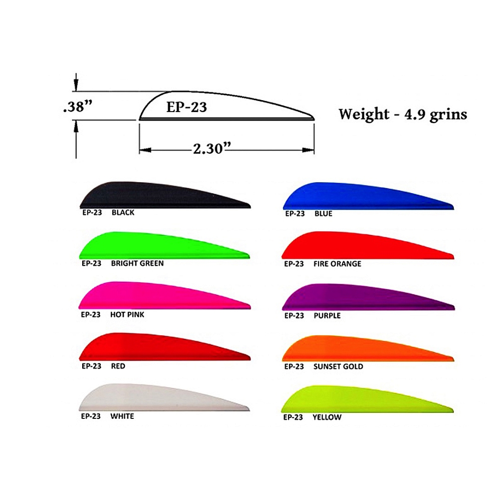 Оперение Arizona EP 2,3'' Green. Фото №2