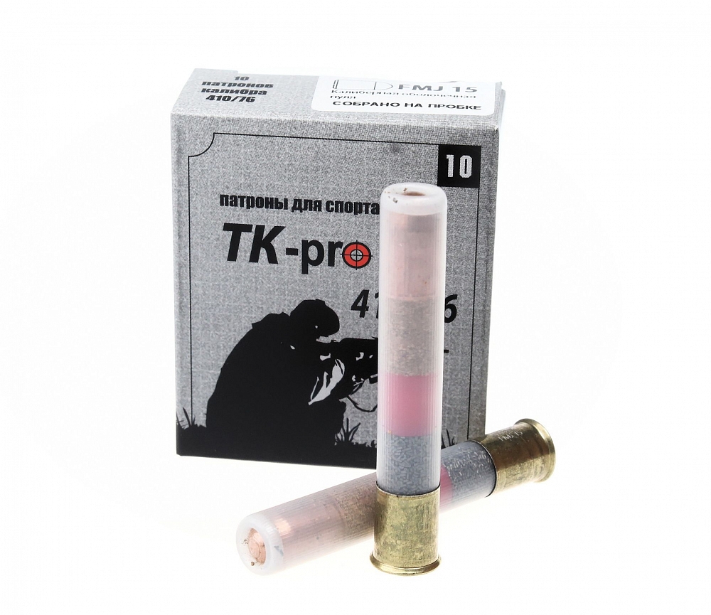 Патрон Техкрим 410/76 с пулей 40SW LSWC (в коробке 10 шт.). Фото №2