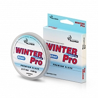 Леска ALLVEGA поводковая «Winter Pro» 50m 0.248mm (8.9кг) прозрачная